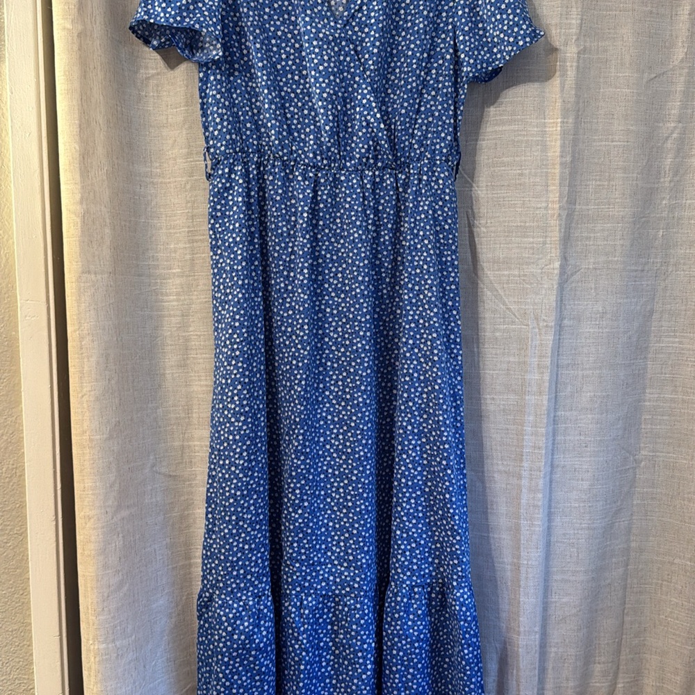 Blue Floral Dress